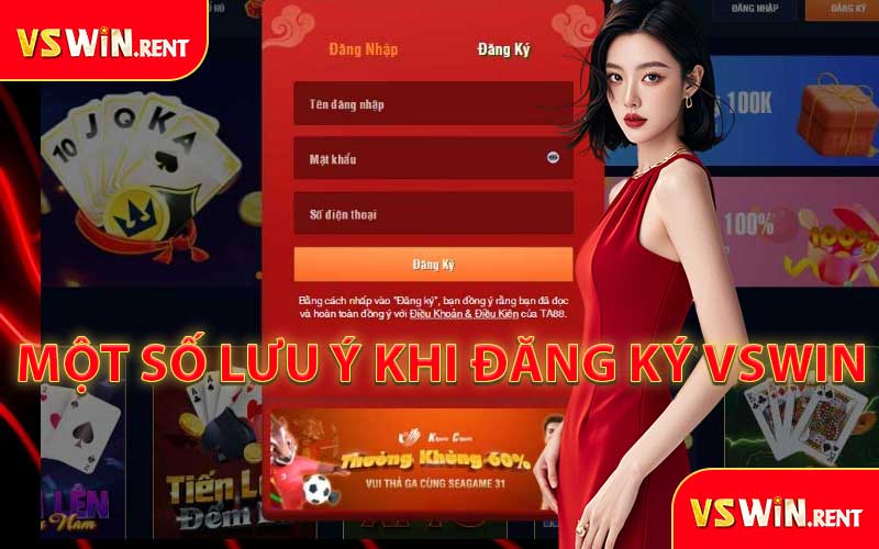 Một Số Lưu Ý Khi Đăng Ký VSWIN